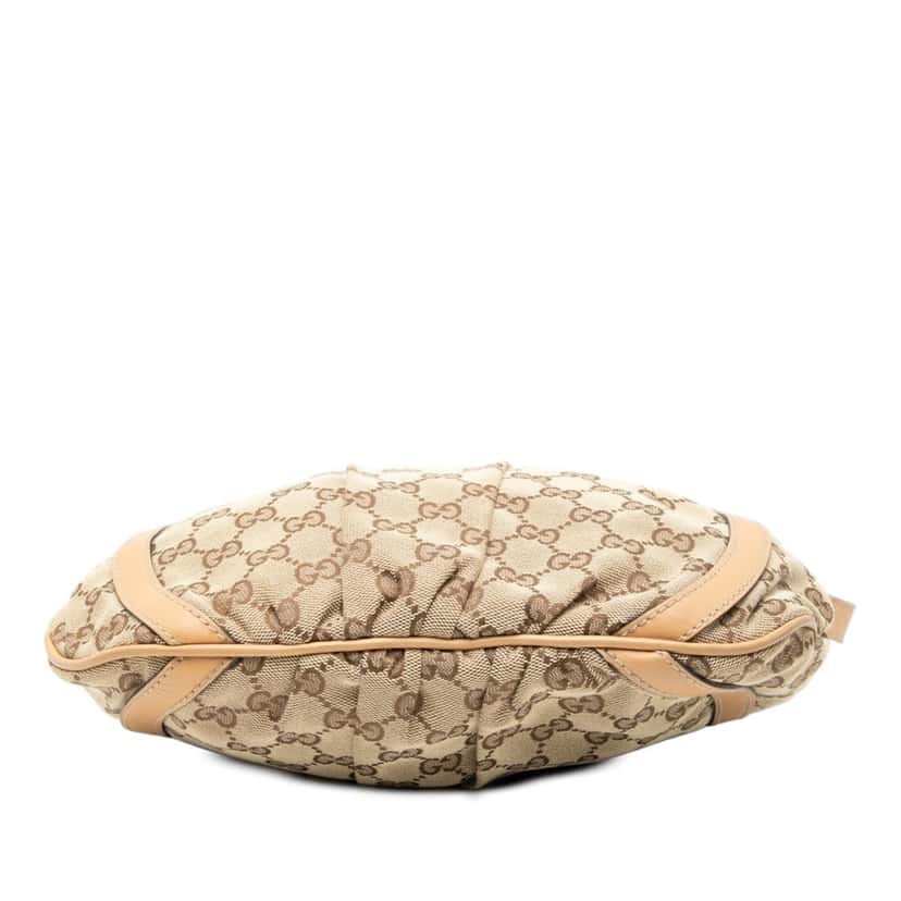 Gucci GG Canvas Abbey D Ring Crossbody Beige Very good condition - Inside View