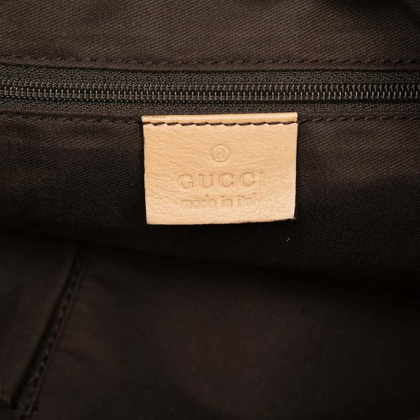 Gucci GG Canvas Abbey D Ring Crossbody Beige Very good condition - Box View