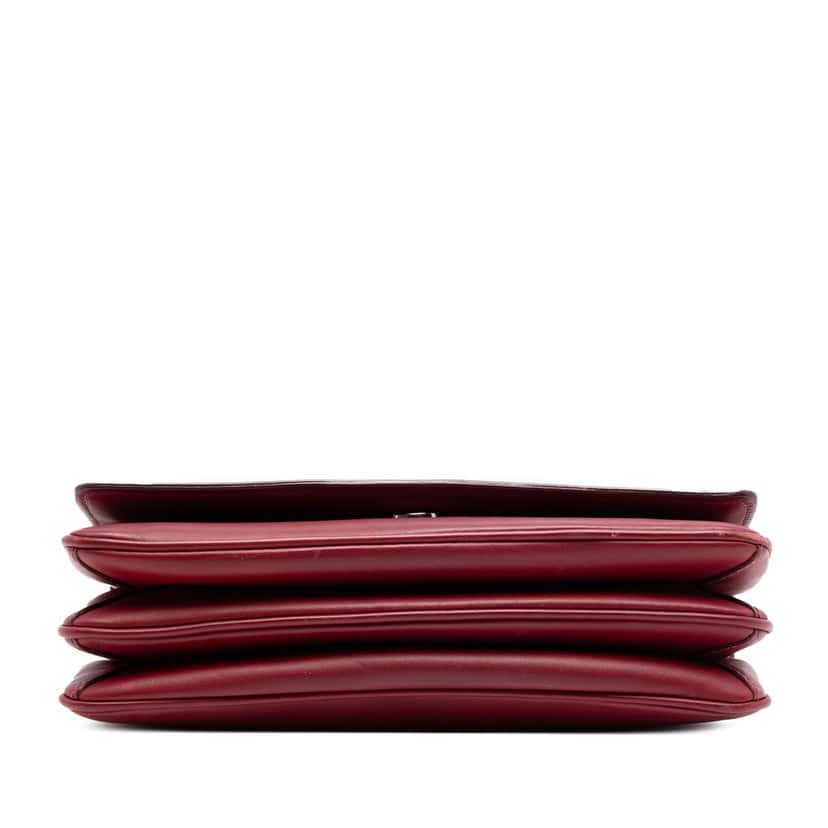 Prada Soft Calf Chain Crossbody Red Leather Very good condition - Inside View