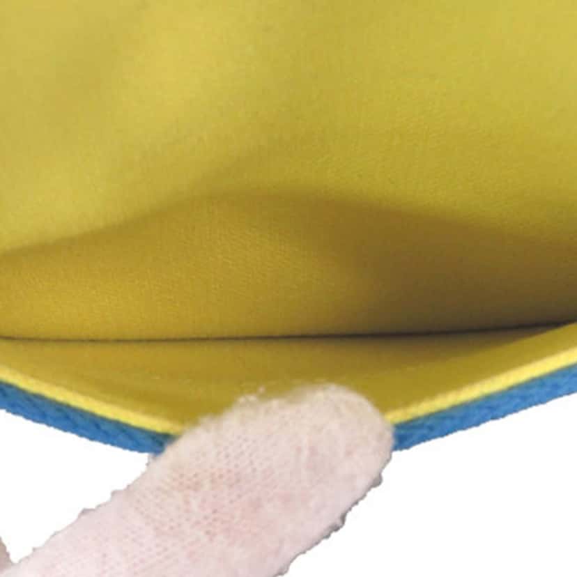 Hermès Toile and Clemence Pursangle Tote Yellow Very good condition - Box View