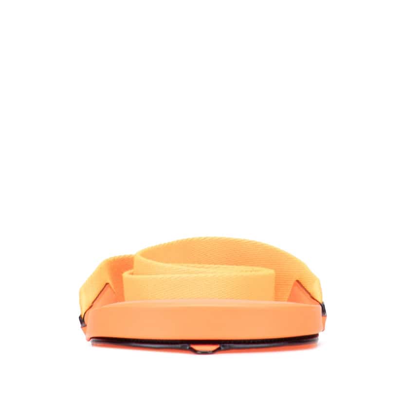 LOEWE Small Soft Calfskin Heel Pouch Orange Leather Very good condition - Inside View