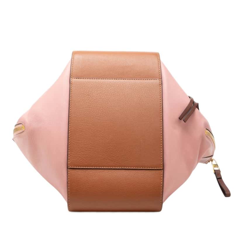 Loewe Small Tricolor Leather Hammock Satchel Brown Leather Very good condition - Inside View