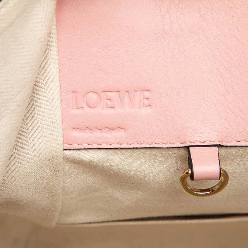 Loewe Small Tricolor Leather Hammock Satchel Brown Leather Very good condition - Box View