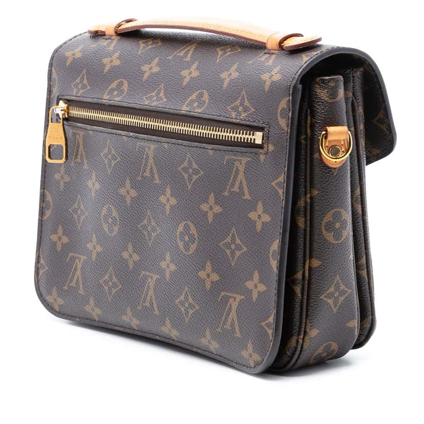 Louis Vuitton Monogram Pochette Metis Brown Very good condition - Back View