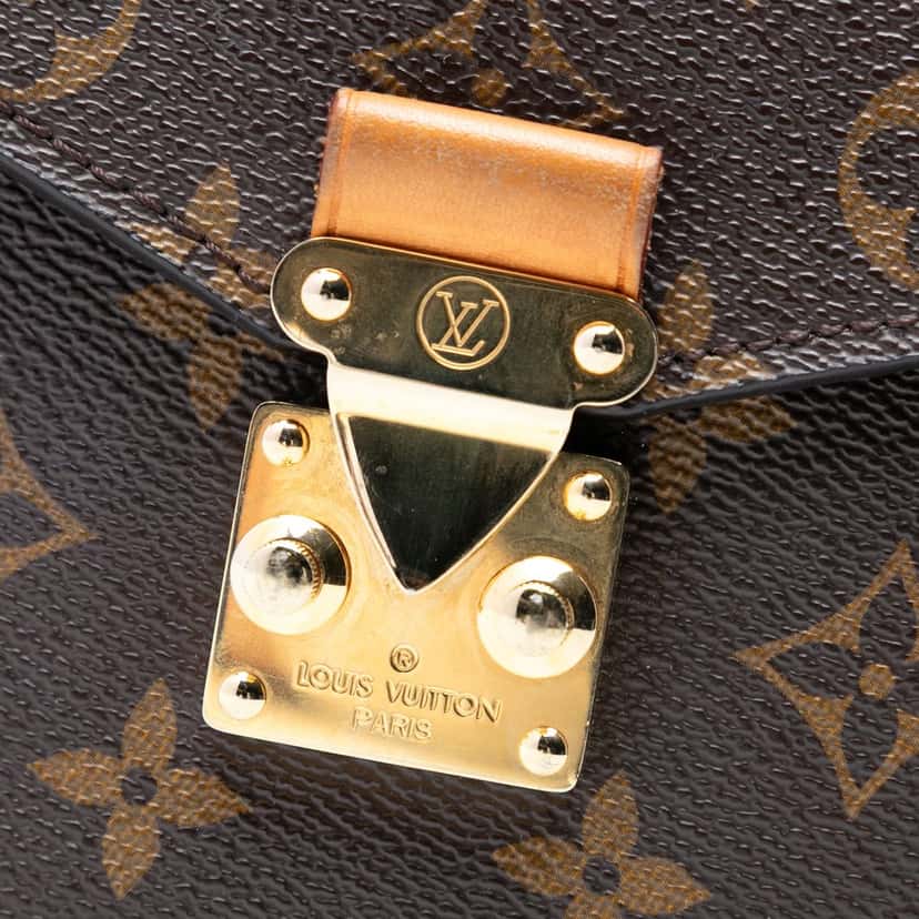 Louis Vuitton Monogram Pochette Metis Brown Very good condition - Box View