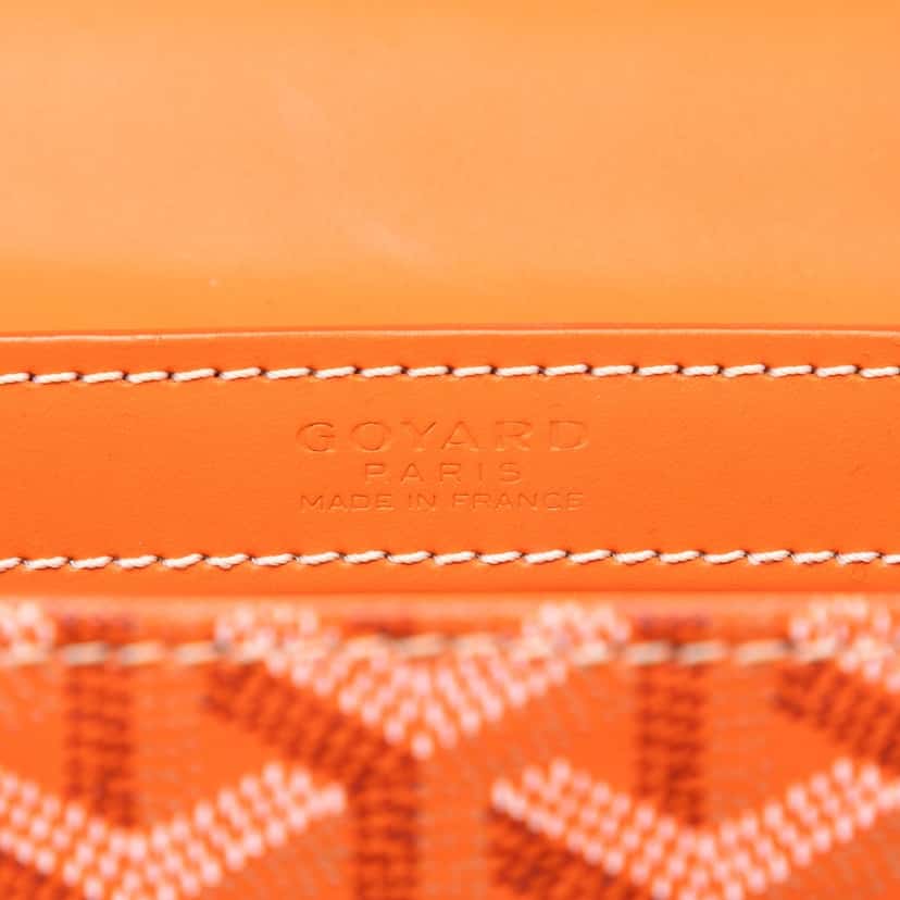 Goyard Goyardine Saigon Structured PM Orange Very good condition - Box View