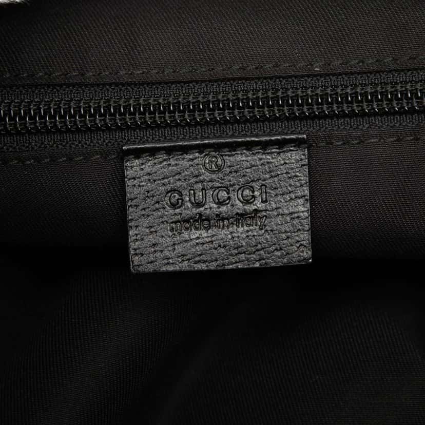 Gucci GG Canvas Web Crossbody Black Very good condition - Box View