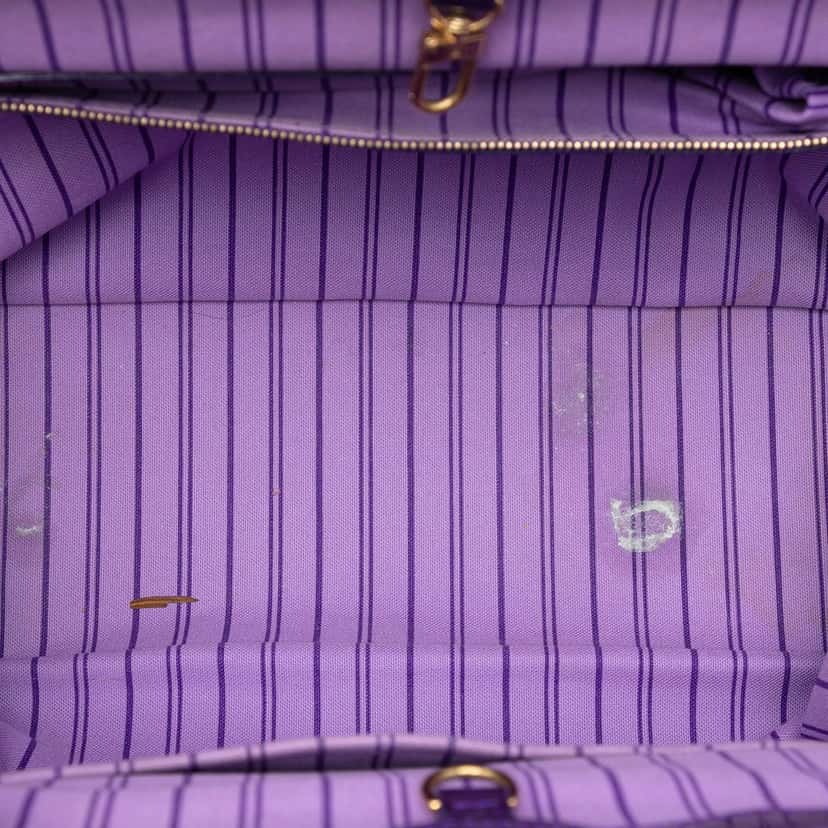 Louis Vuitton Takashi Murakami Coated Canvas Cosmic Blossom Tote PM Purple Very good condition - Model View