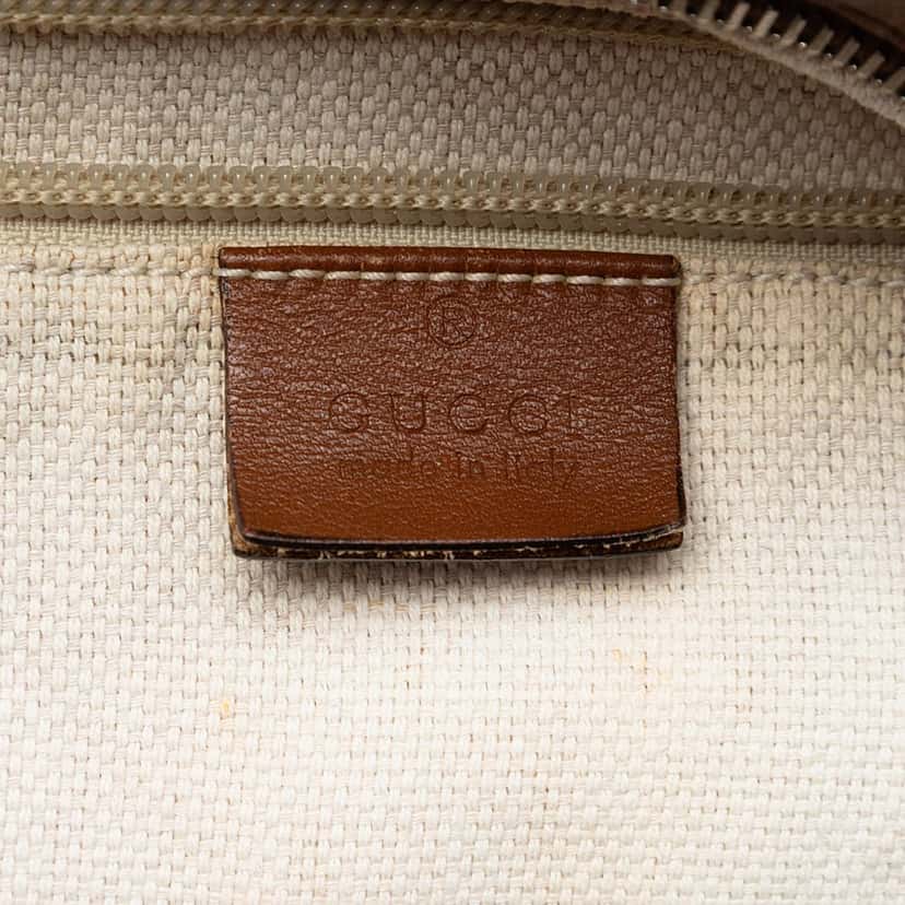 Gucci GG Canvas Web Crossbody Beige Very good condition - Box View