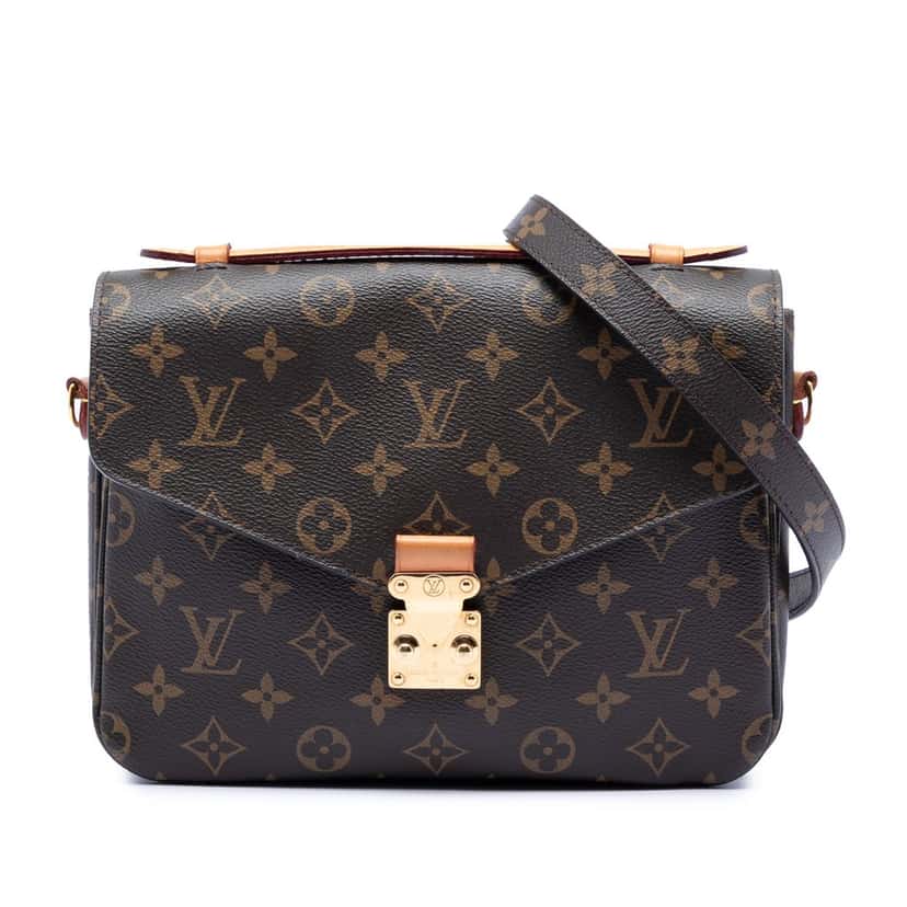 Louis Vuitton Monogram Pochette Metis Brown Very good condition - Front View