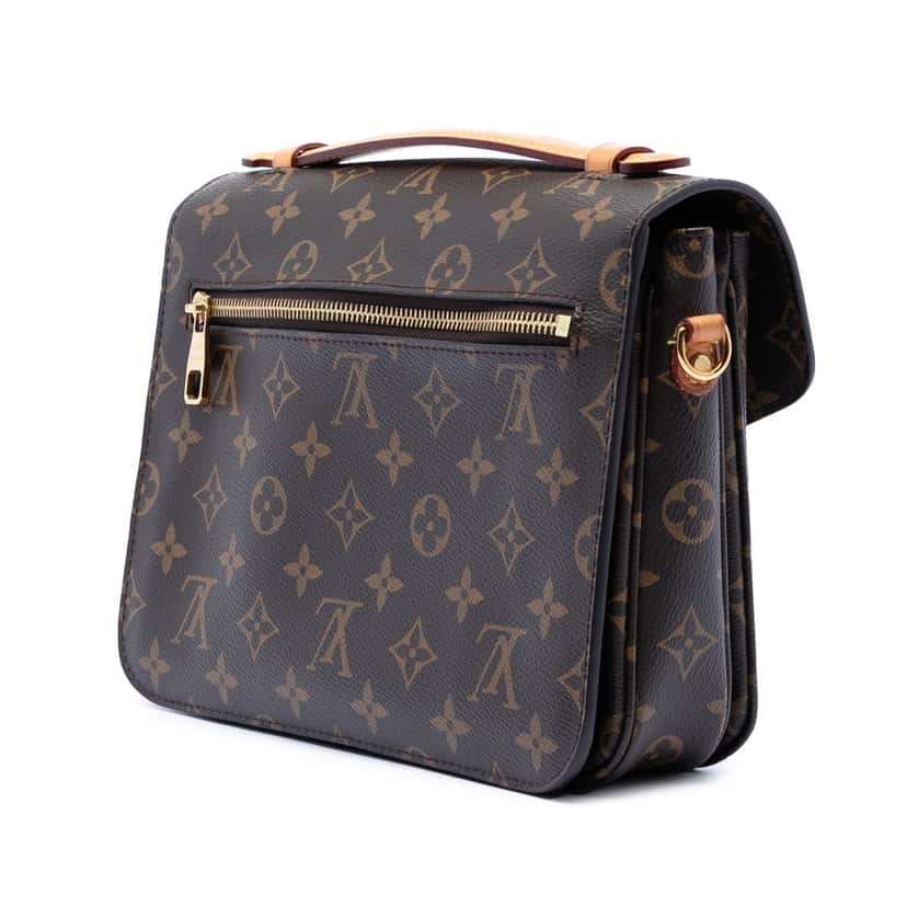 Louis Vuitton Monogram Pochette Metis Brown Very good condition - Back View