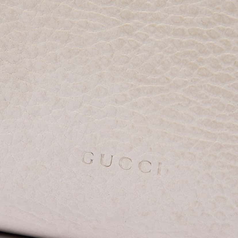 Gucci Calfskin Dionysus Wallet on Chain White Leather Very good condition - Box View