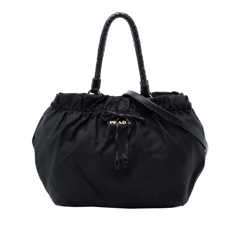 Prada Tessuto Bow Satchel