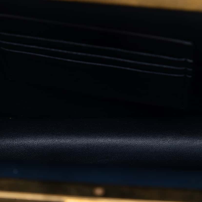 Celine Mini Smooth Calfskin Clasp Bag Red Leather Very good condition - Model View