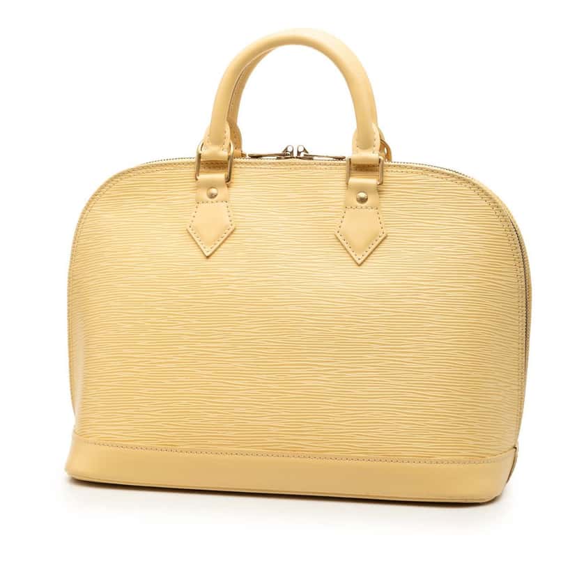 Louis Vuitton Epi Alma PM Beige Leather Very good condition - Back View
