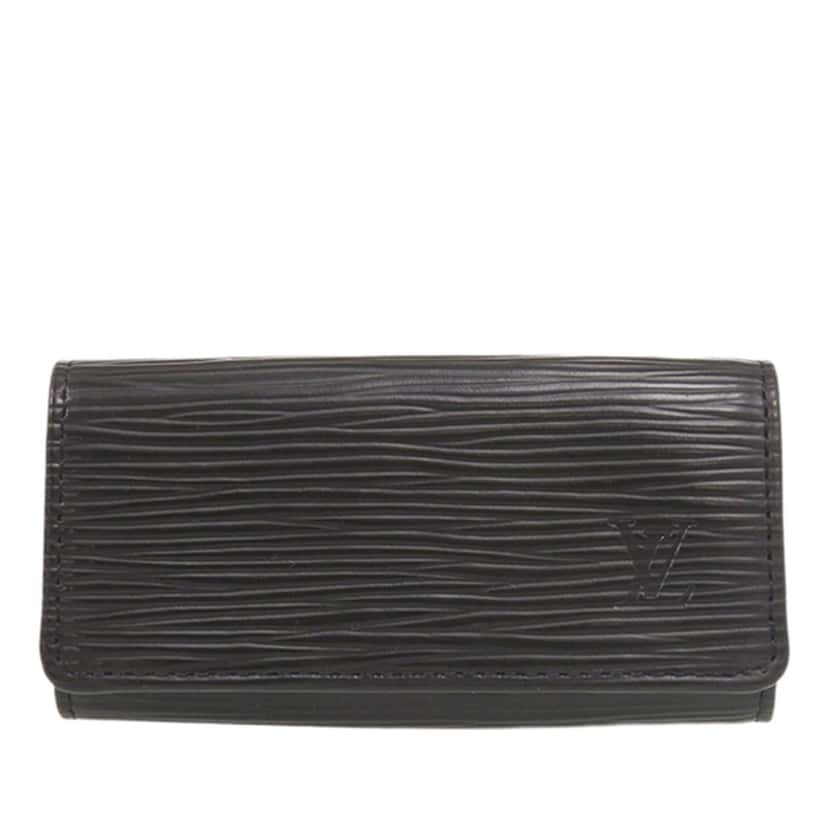 Louis Vuitton Epi Multicles 4 Key Holder Black Leather Very good condition - Front View