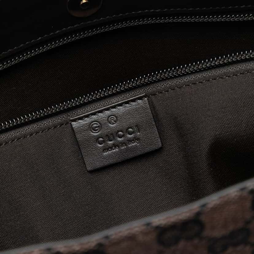 Gucci GG Canvas Tote Brown Very good condition - Box View