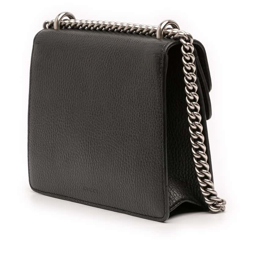 Gucci Small Leather Dionysus  Crossbody Black Leather Very good condition - Back View