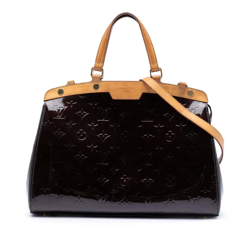 Louis Vuitton Monogram Vernis Brea PM Purple Leather Very good condition - Front View