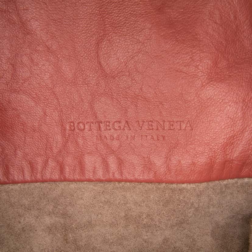 Bottega Veneta Large Intrecciato Trimmed Nappa Cesta Tote Red Leather Very good condition - Box View