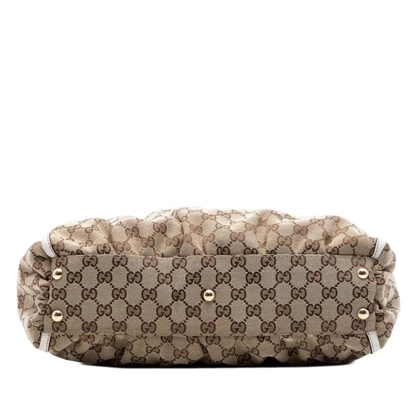 Gucci GG Canvas Abbey D Ring Tote Beige Very good condition - Inside View