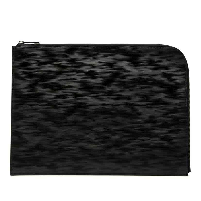 Louis Vuitton Epi Pochette Jour GM Black Leather Very good condition - Front View