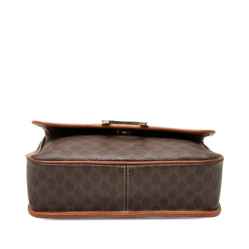 Celine Macadam Coated Canvas Crossbody Brown Very good condition - Inside View