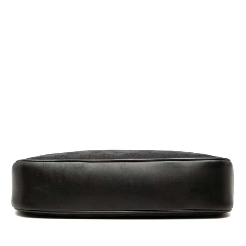 Gucci GG Canvas Bamboo Handbag Black Very good condition - Inside View