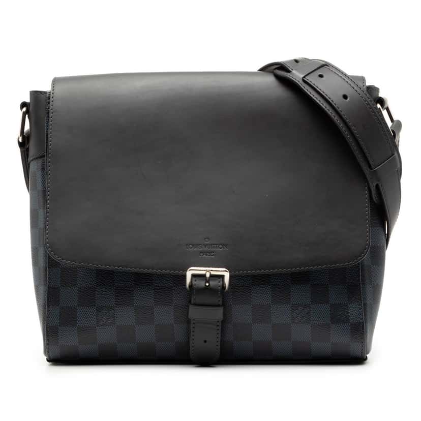 Louis Vuitton Damier Cobalt Newport Messenger PM Black Very good condition - Front View