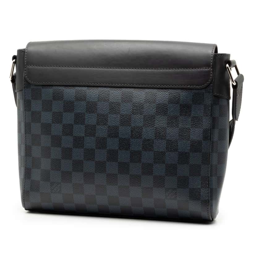 Louis Vuitton Damier Cobalt Newport Messenger PM Black Very good condition - Back View
