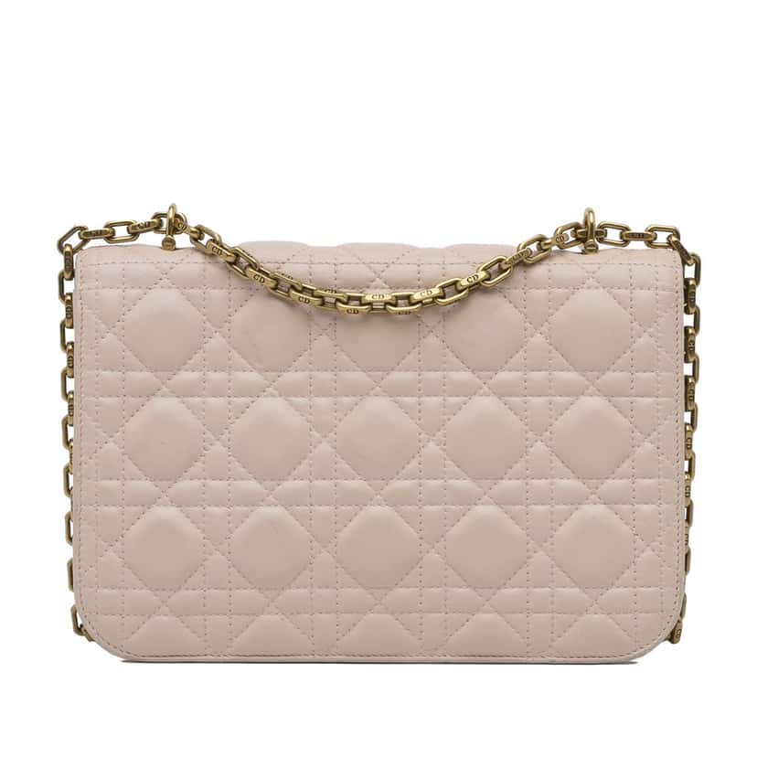 Dior Cannage Dioraddict Crossbody Pink Leather Very good condition - Inside View