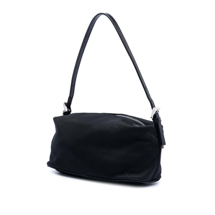 Fendi Neoprene Handbag Black Very good condition - Back View