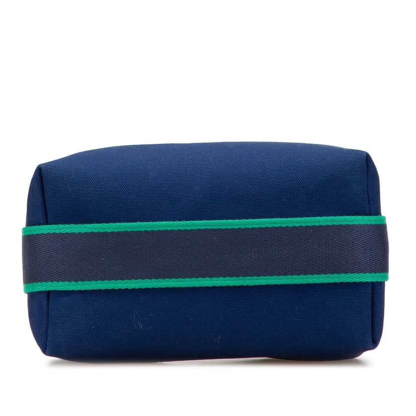 Hermès Small Toile Bride A Brac Case Blue Very good condition - Inside View