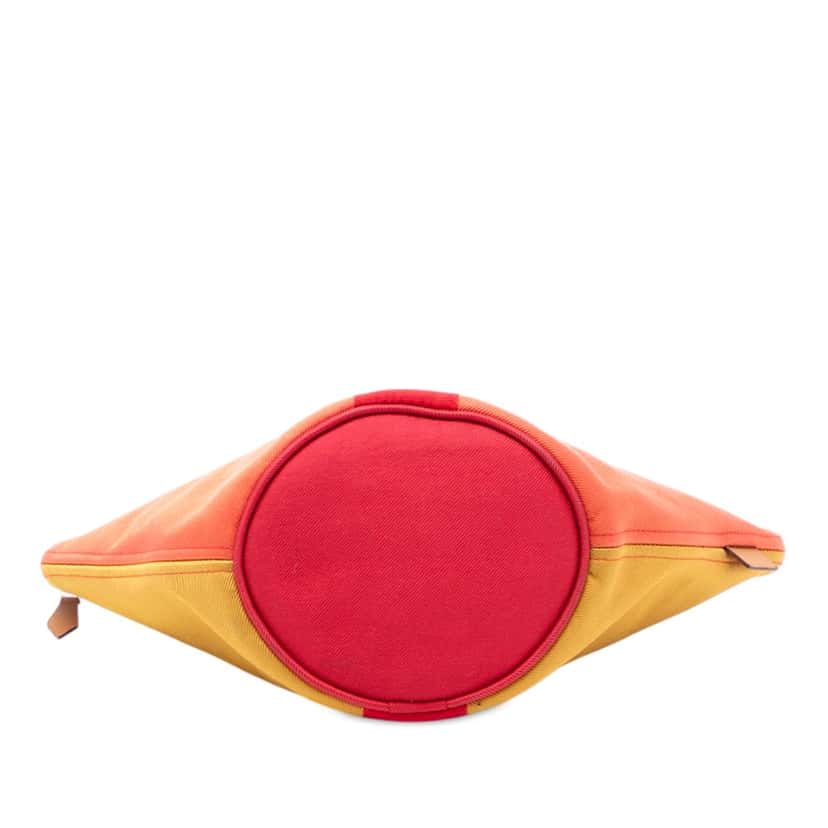 Hermès Mini Toile Palmyre Pouch Orange Very good condition - Inside View