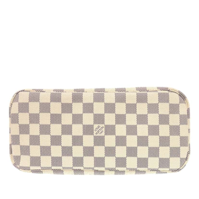 Louis Vuitton Damier Azur Neverfull PM White Very good condition - Inside View