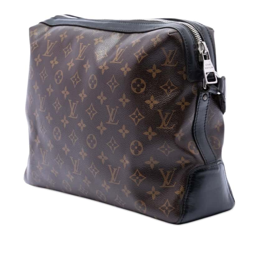 Louis Vuitton Monogram Macassar Torres Messenger Bag Brown Very good condition - Back View