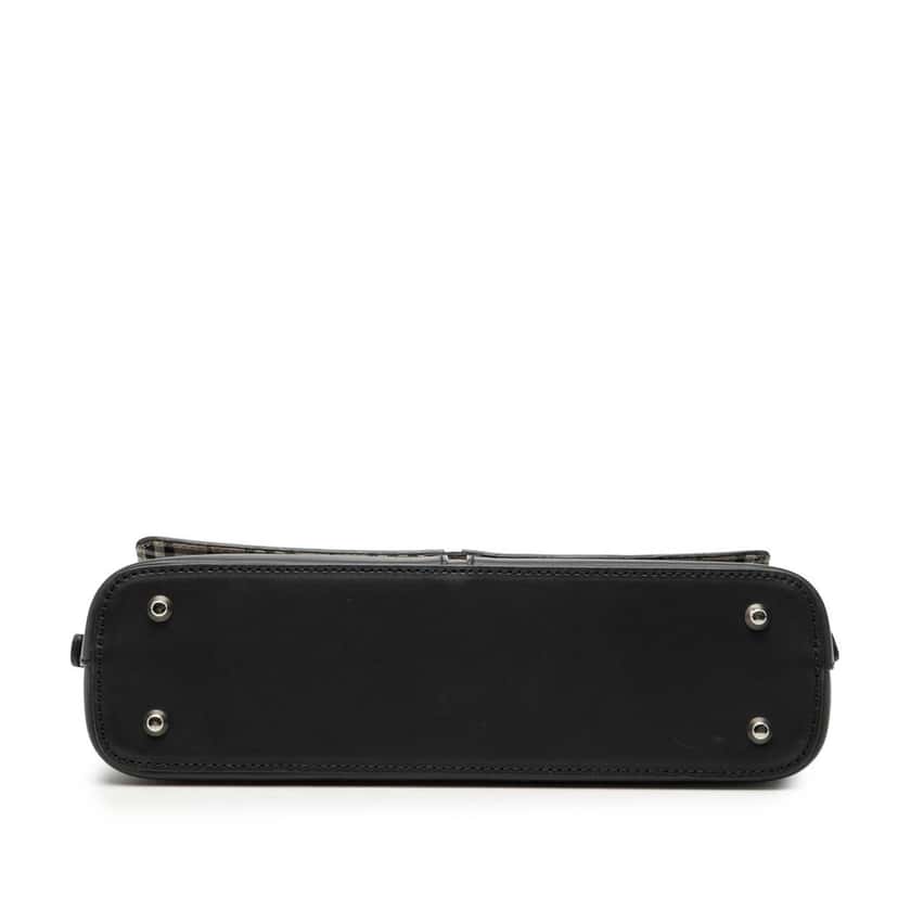 Burberry Leather Flap Shoulder Bag Black Leather Very good condition - Inside View