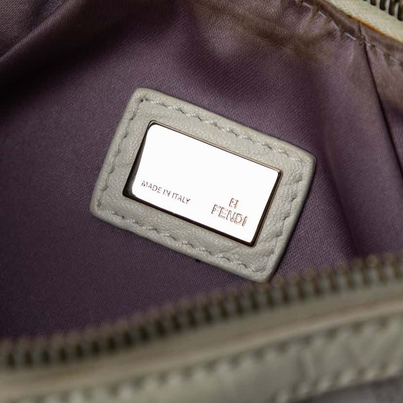 Fendi Zucca Canvas Pochette Purple Very good condition - Box View