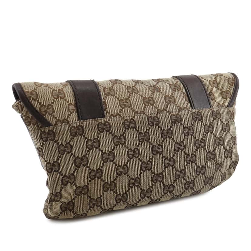 Gucci GG Canvas Belt Bag Beige Very good condition - Back View