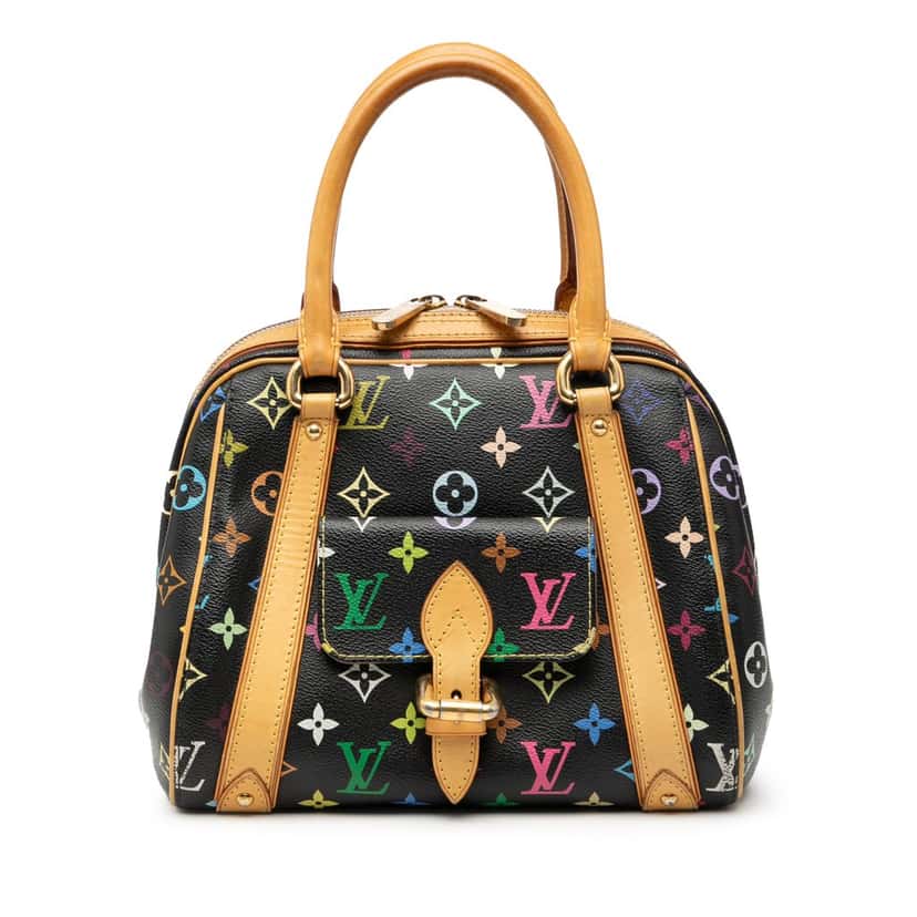 Louis Vuitton Monogram Multicolore Priscilla Black Very good condition - Front View