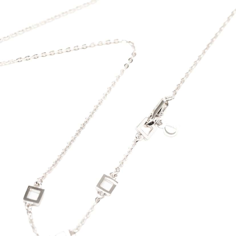 Dior Brass I Love Dior Heart and Arrow Pendant Necklace Silver Metal Very good condition - Box View