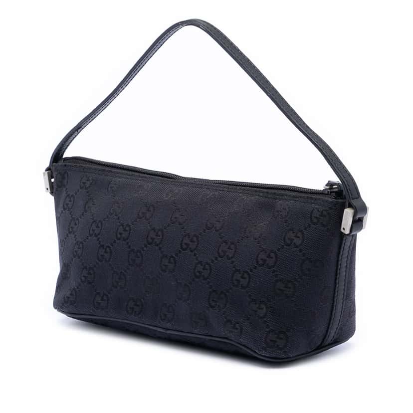 Gucci GG Canvas Boat Black Very good condition - Back View