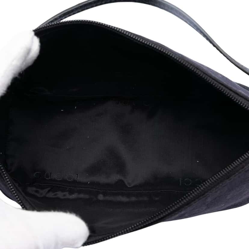 Gucci GG Canvas Boat Black Very good condition - Model View