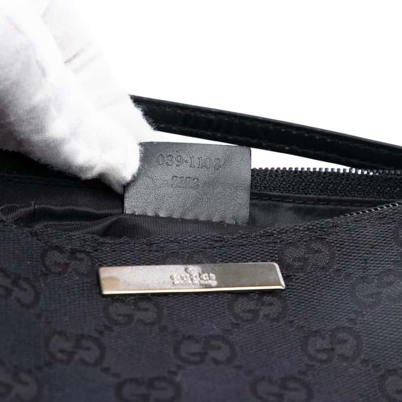 Gucci GG Canvas Boat Black Very good condition - Box View