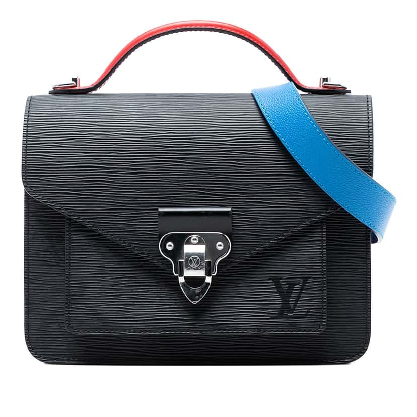 Louis Vuitton Epi Neo Monceau Black Leather Very good condition - Front View