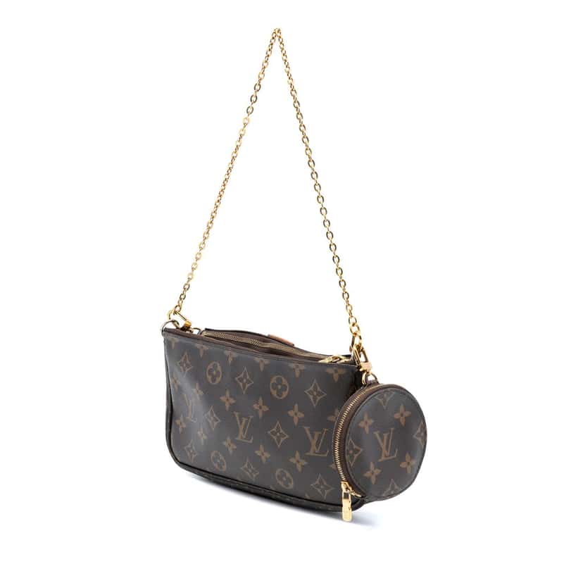 Louis Vuitton Monogram Multi Pochette Accessoires Brown Very good condition - Back View
