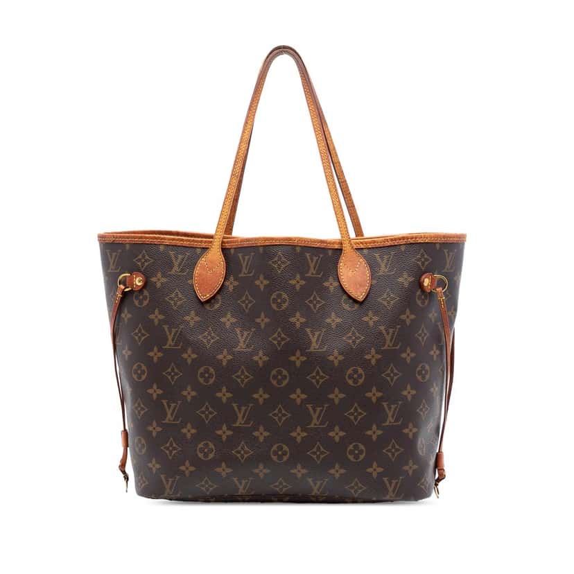 Louis Vuitton Monogram Neverfull MM Brown Very good condition - Front View