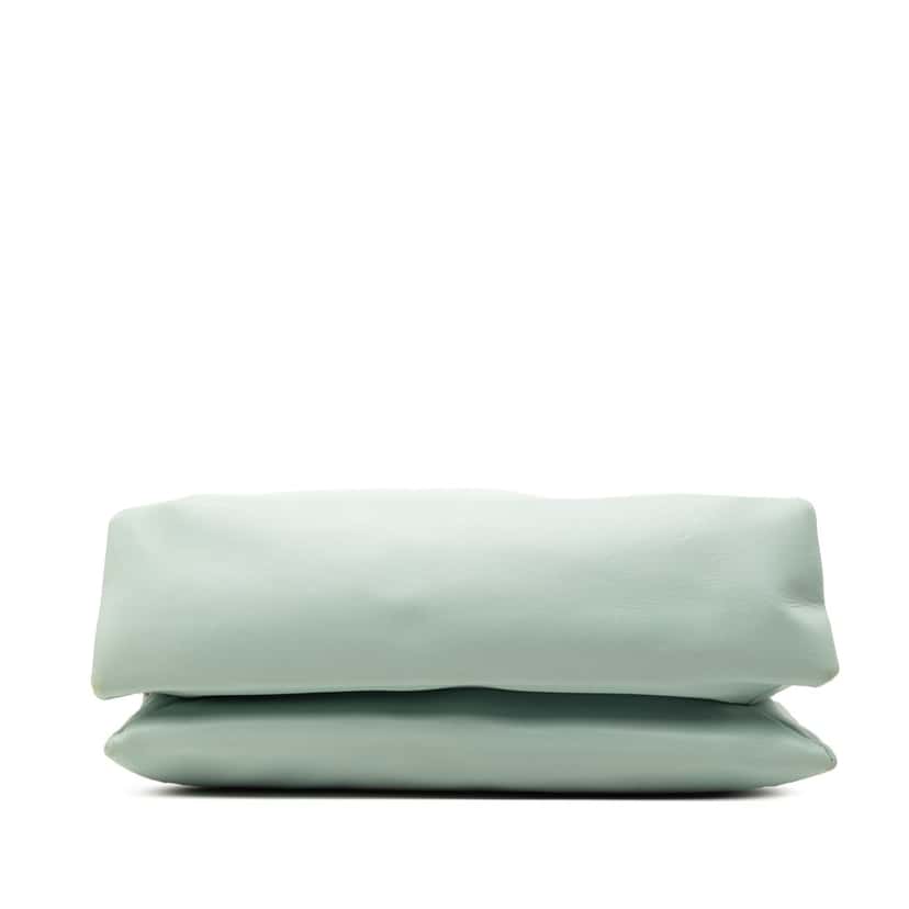 Celine Leather Blade Chain Shoulder Bag Blue Leather Very good condition - Inside View