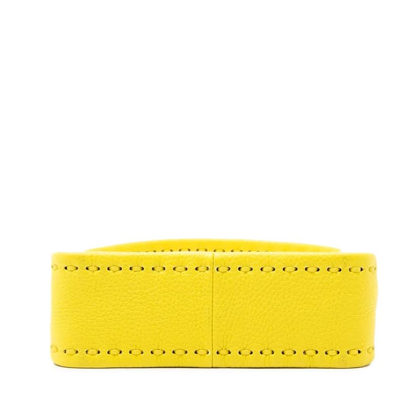Fendi Mini Cuoio Romano Selleria Fendessence Handbag Yellow Leather Very good condition - Inside View