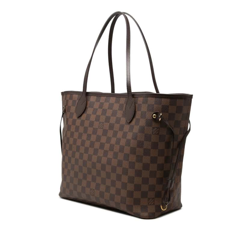 Louis Vuitton Damier Ebene Neverfull MM Brown Very good condition - Back View